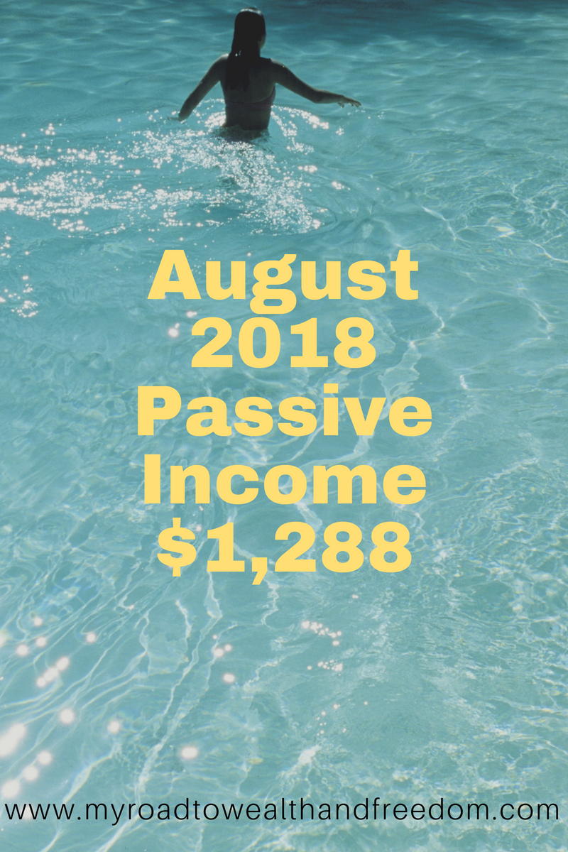 August 2018 passive income