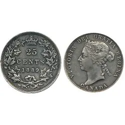 1889 25 cents Image courtesy of icollector.com