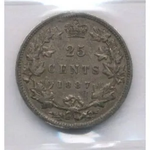 1887 25 cents Image courtesy of icollector.com