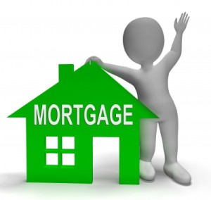 pay off your mortgage: house with mortgage on it