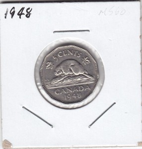 1948 5 cents
