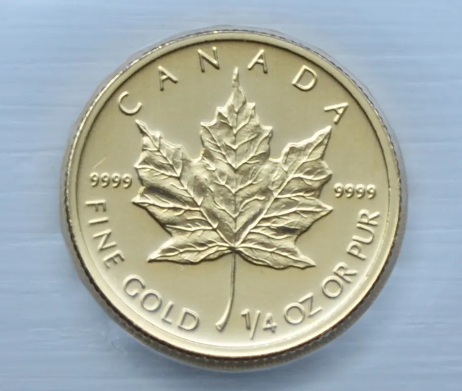 1/4 OZ RCM Gold Maple Leaf Coin