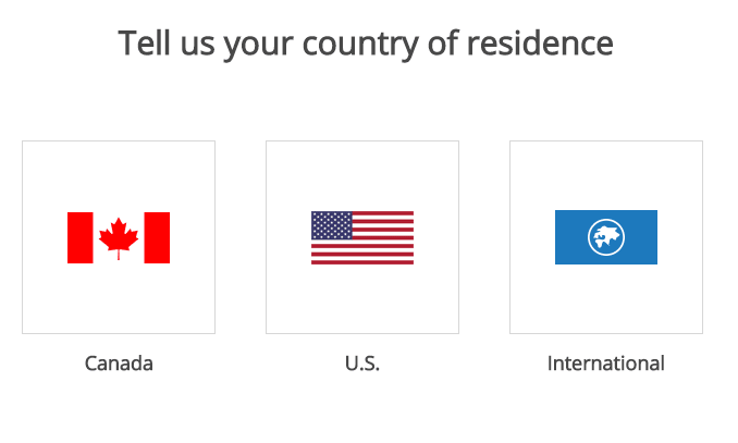 Questrade country of residence