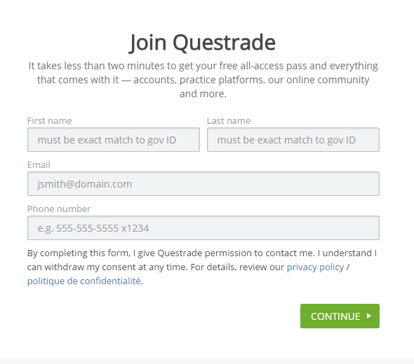 Join Questrade