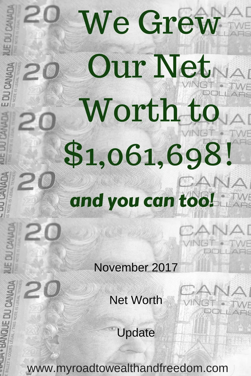 November 2017 Net Worth Update