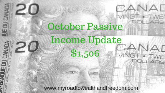 October 2017 Passive Income Update $1,506