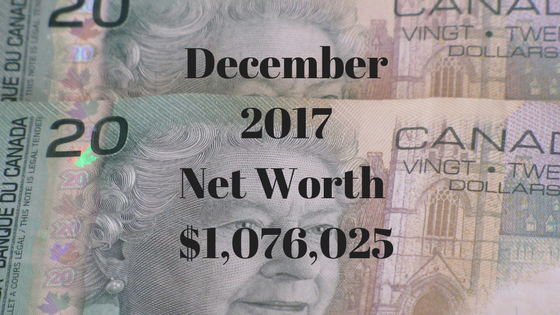 December 2017 Net Worth update