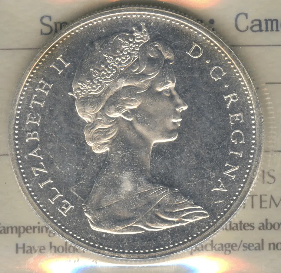 1966 small beads Silver Dollar