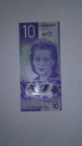viola desmond $10 Bill Front