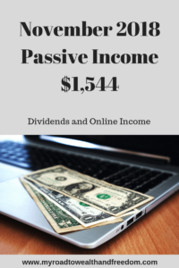 November 2018 Passive Income