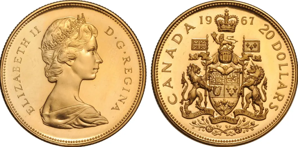 Canada 1967 Centennial Gold Coin