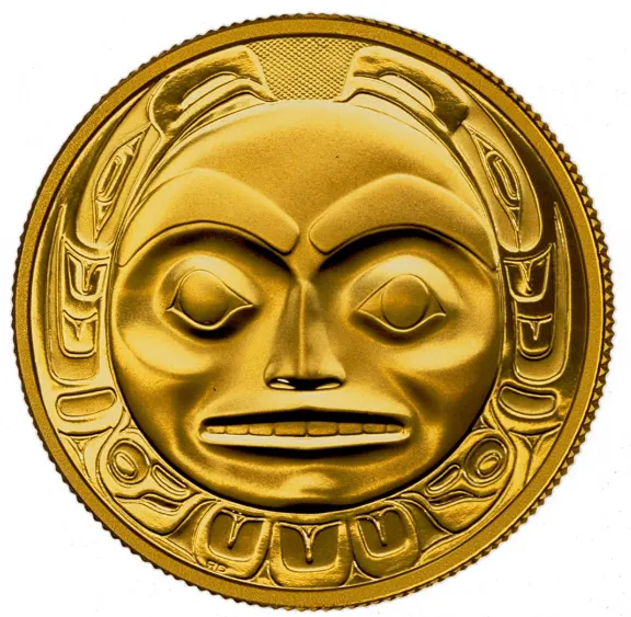 Canadian Gold Coin Haida Raven 1997