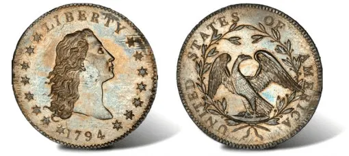 valuable world coins 1794 US dollar