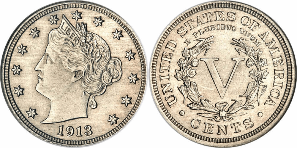 most valuable US coins 1913 Liberty Head