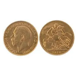Rare 1916c Gold Sovereign most valuable coins in the world