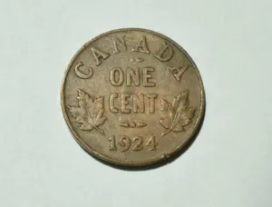 Canada 1924 Penny rare penny