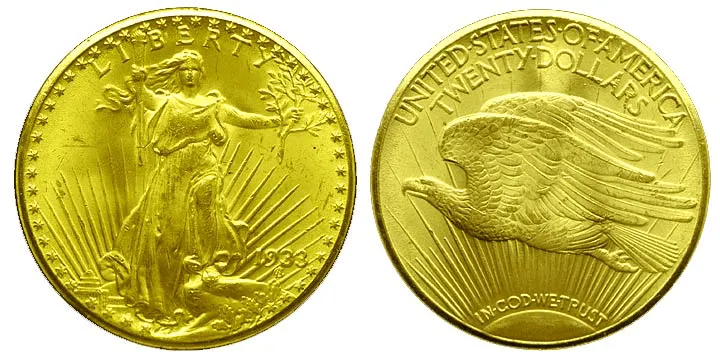 Most valuable coins St Gaudens doube Eagle worth money