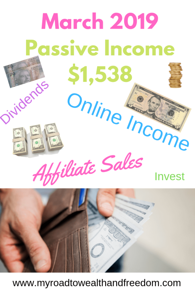 March 2019 Passive Income