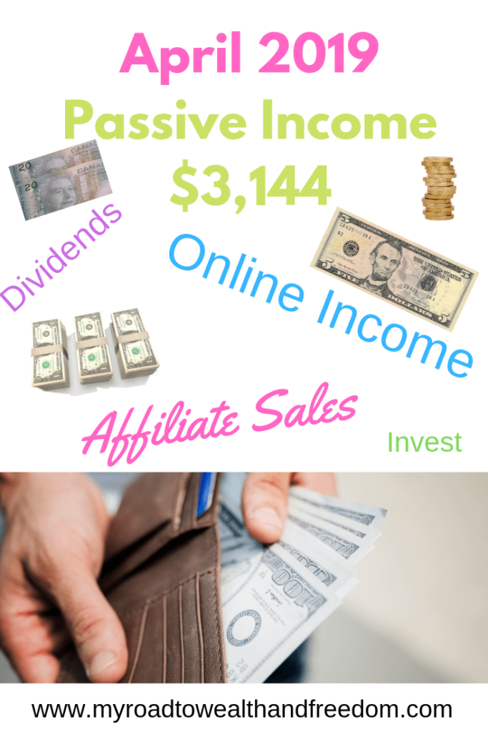 April 2019 Passive Income