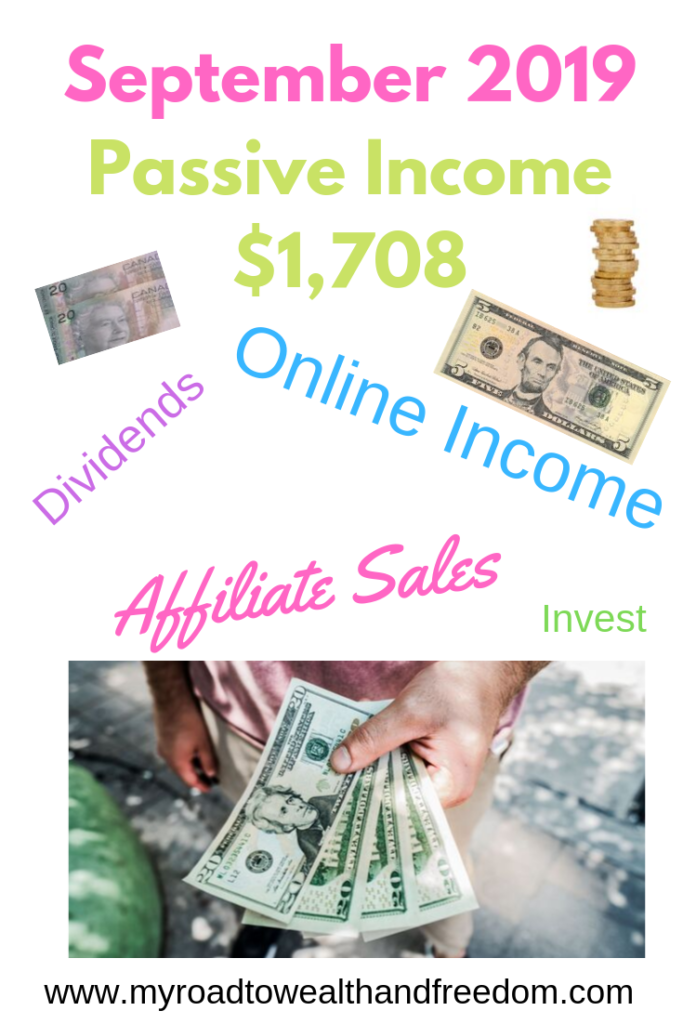 September 2019 Passive Income 