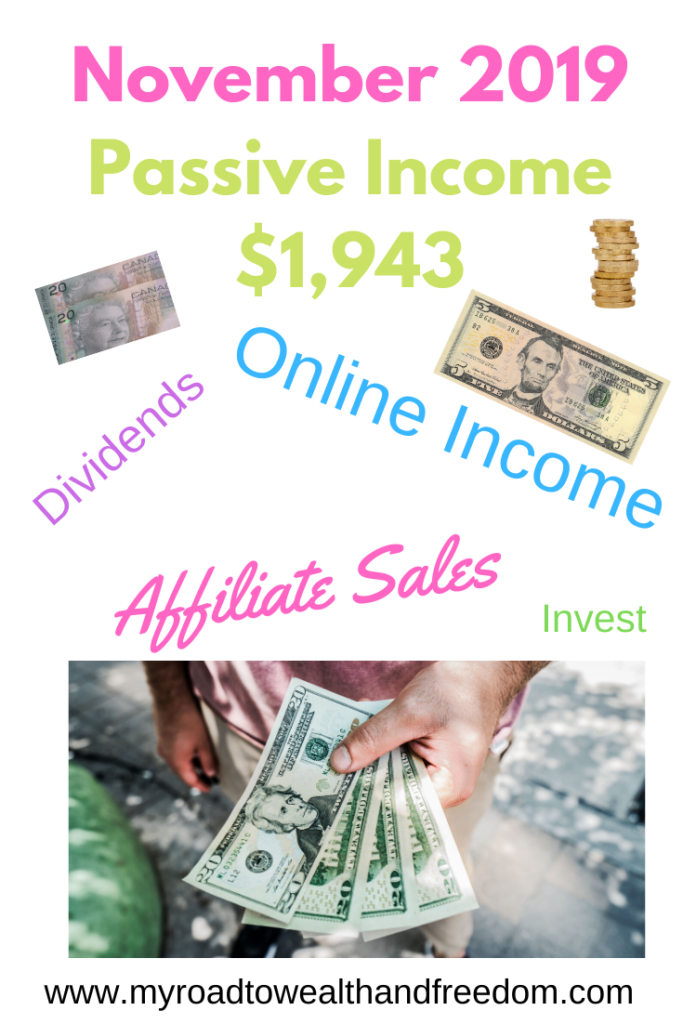 November 2019 Passive Income $1,943