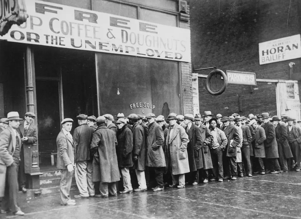 great depression unemployment lines