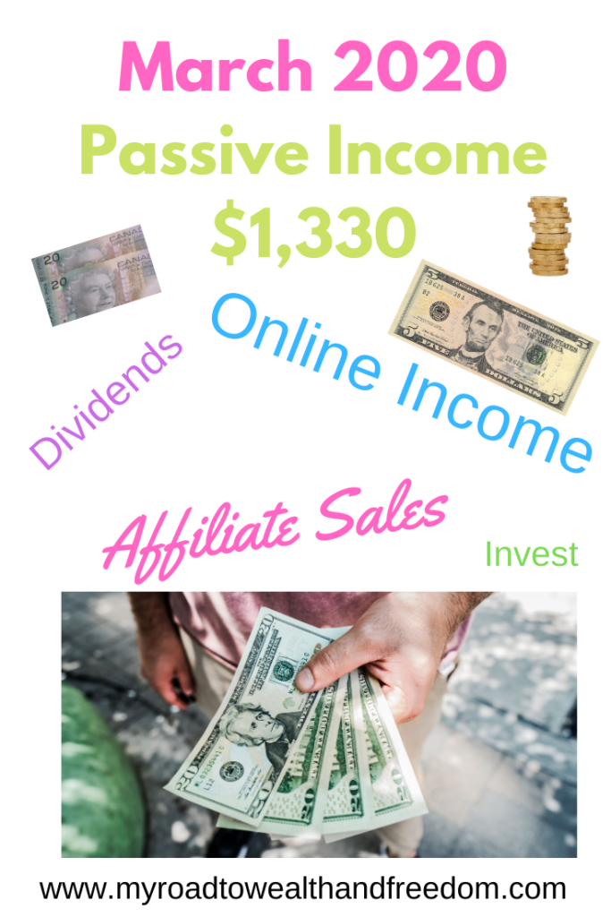 March 2020 Passive Income