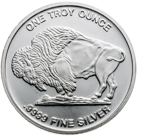 Silver Buffalo Round