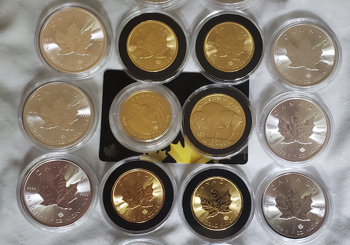 Gold and Silver Coins
