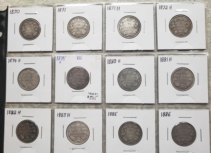 Other Rare and Valuable Canadian Coins are silver pre 1967 coins are worth silver content and more