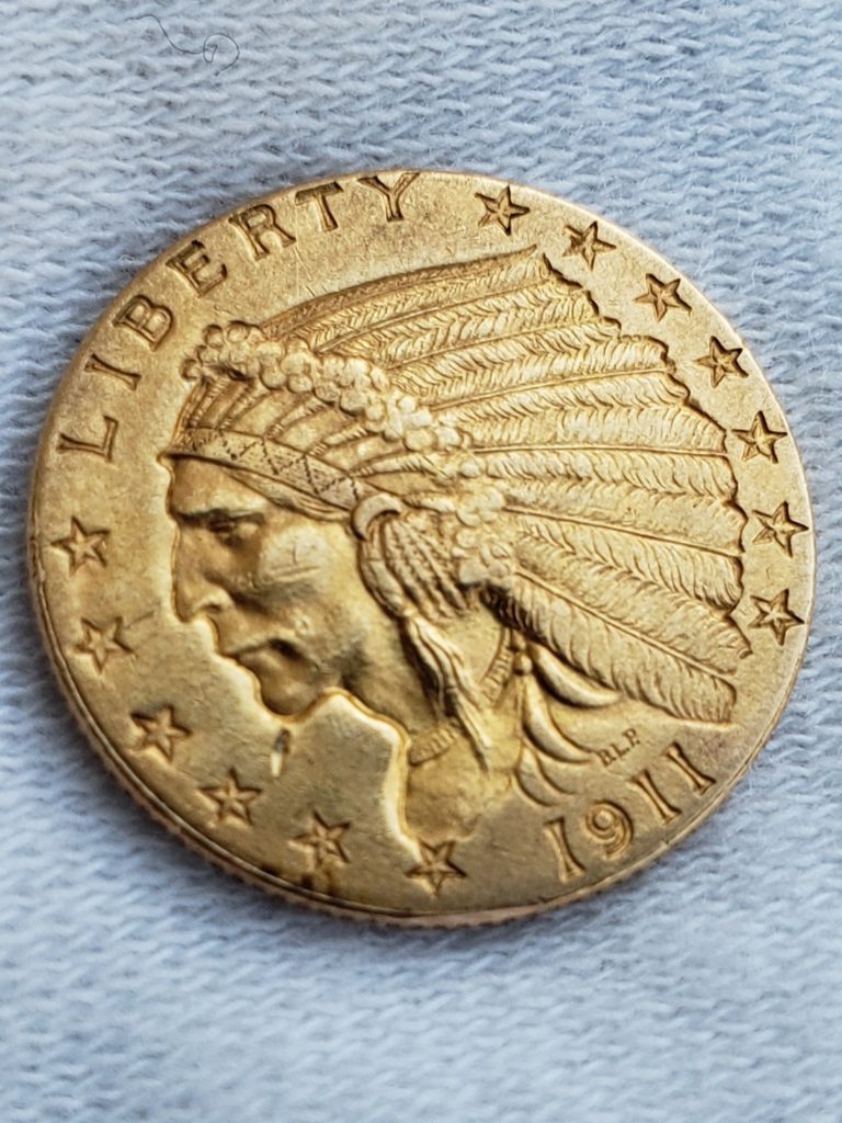 1911 American Gold Quarter Eagle