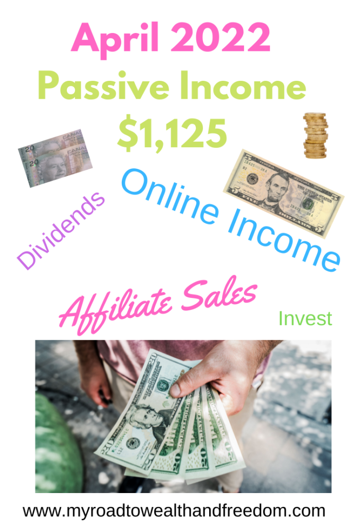 April 2022 Passive Income