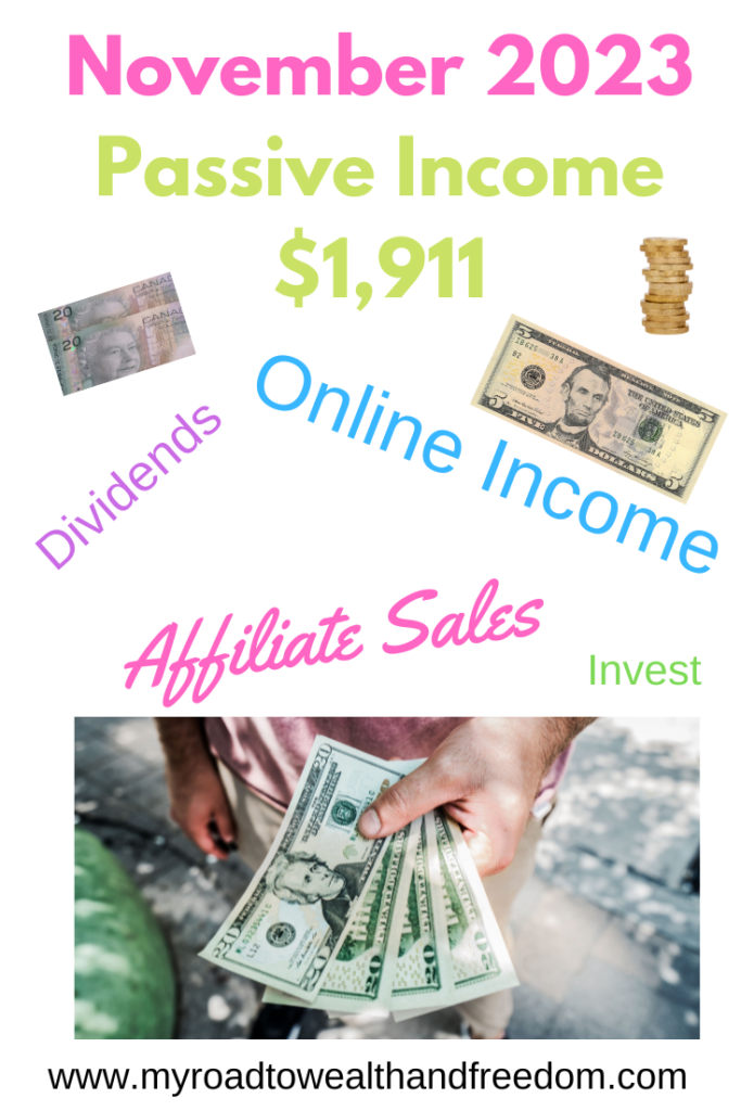 November 2023 Passive Income $1,911